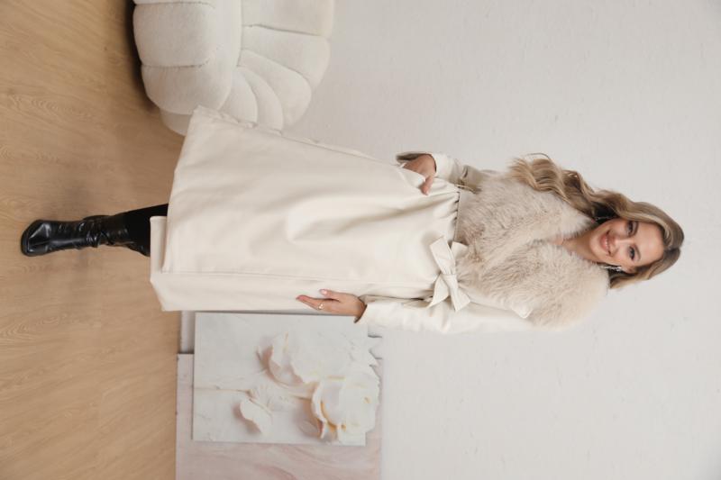 Parka cuir synthétique