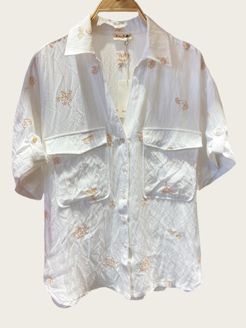 Chemise brodé Grande taille