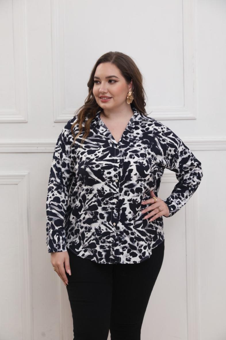 Chemise imprimé Grande taille