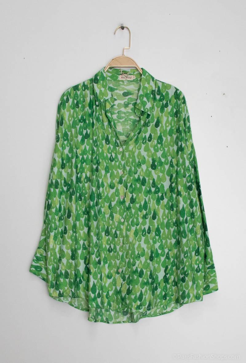 Chemise imprimé Grande taille