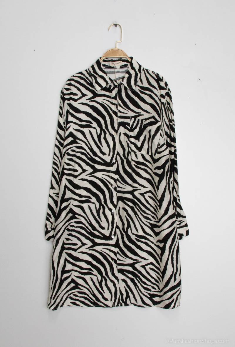 Robe chemise imprimé