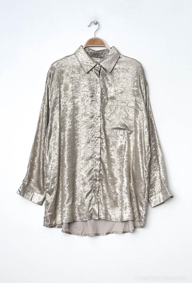 chemise dorée