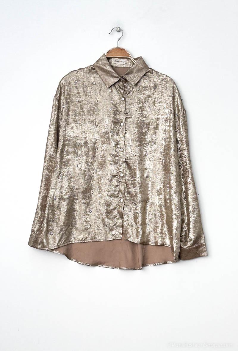 chemise dorée