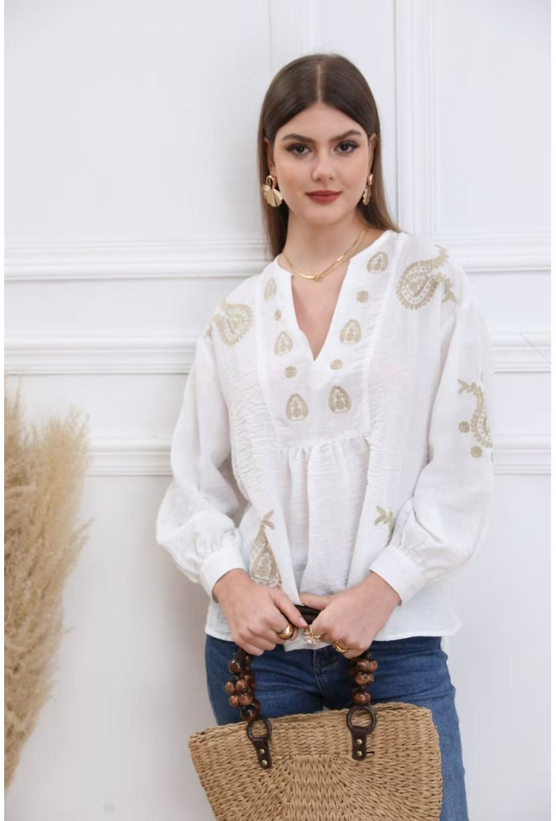 Chemise brodé