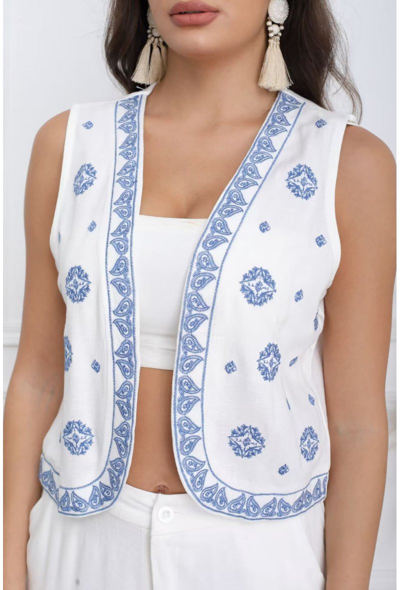 Gilet  brodé
