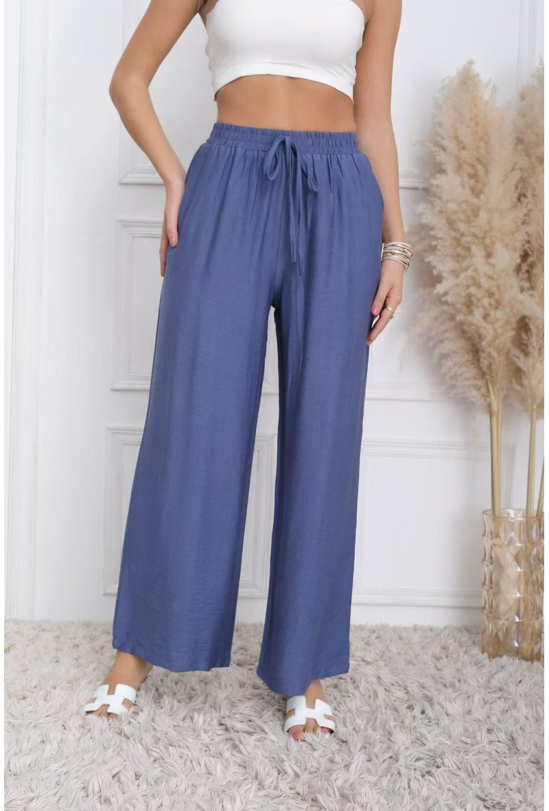 Pantalon unis décontracté