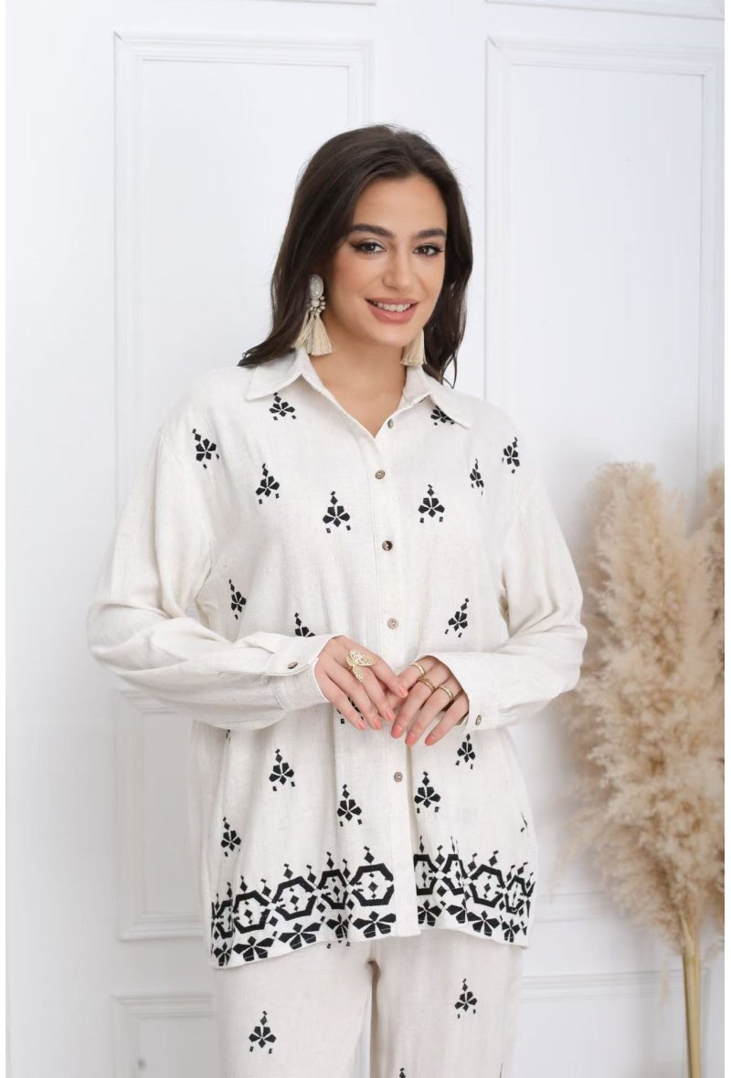 Chemise brodé