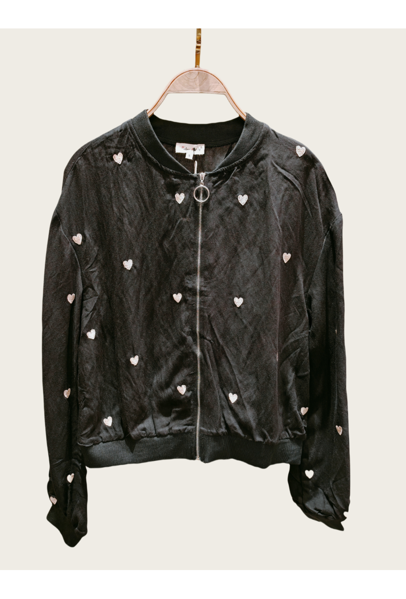 Veste bomber brodé