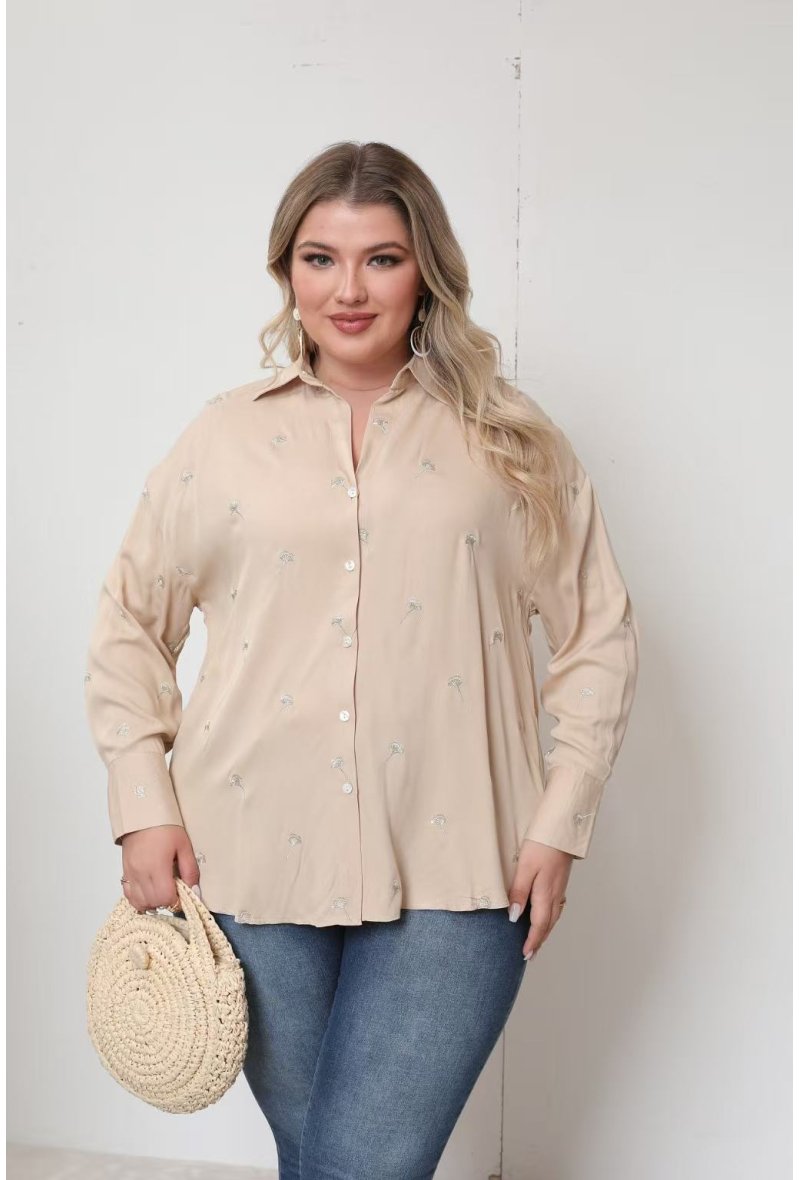 Chemise broderie Grande taille