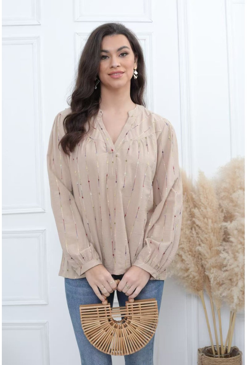 Blouse brodé