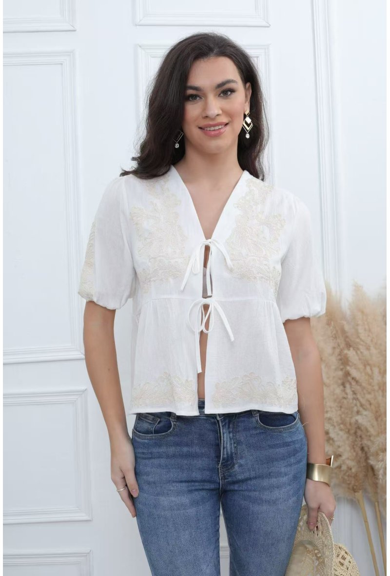 Gilet brodé