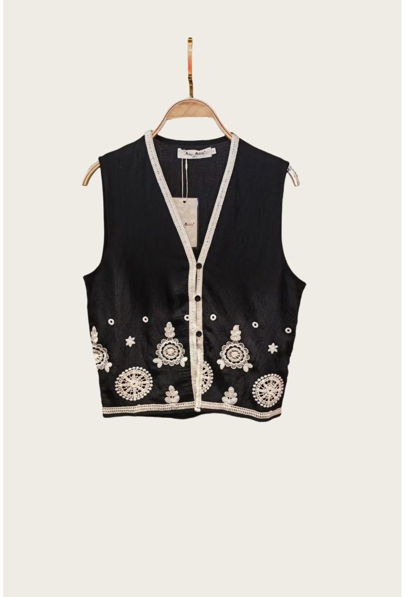 Gilet brodé