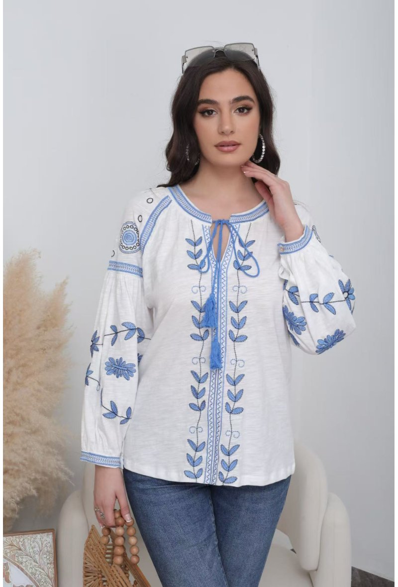 Blouse brodé