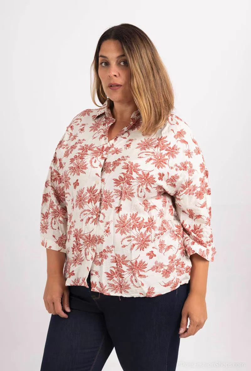 Chemise imprimé Grande taille